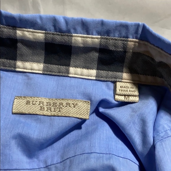 Burberry Brit Men’s Button up shirt Medium Blue - Picture 2 of 6